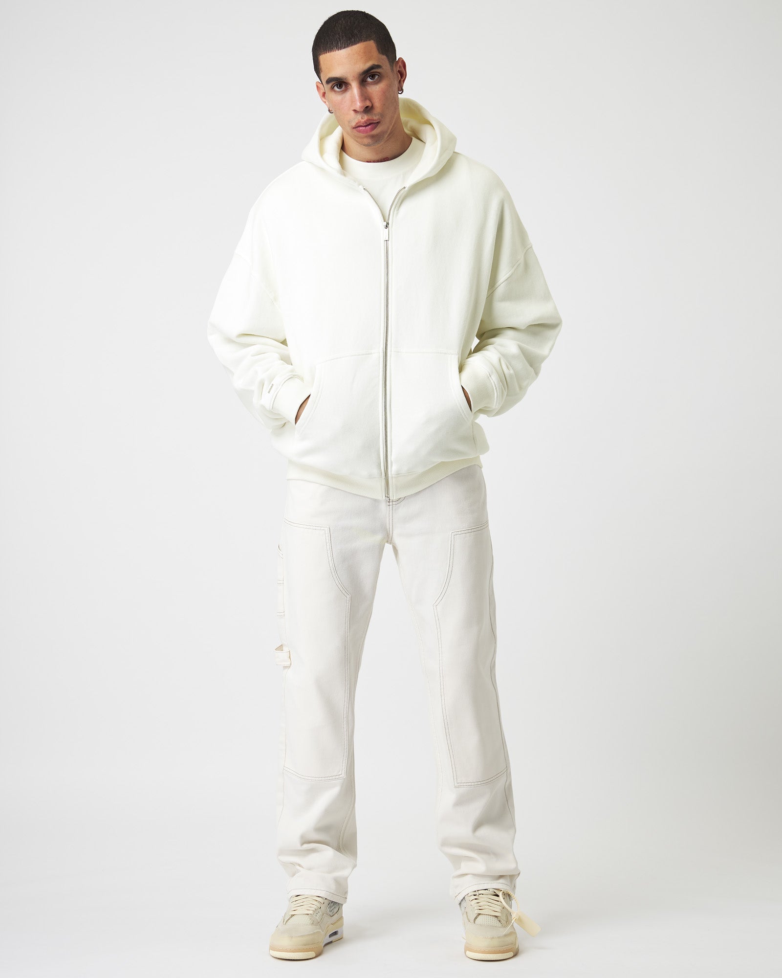 Signature Oversized Zip Hoodie