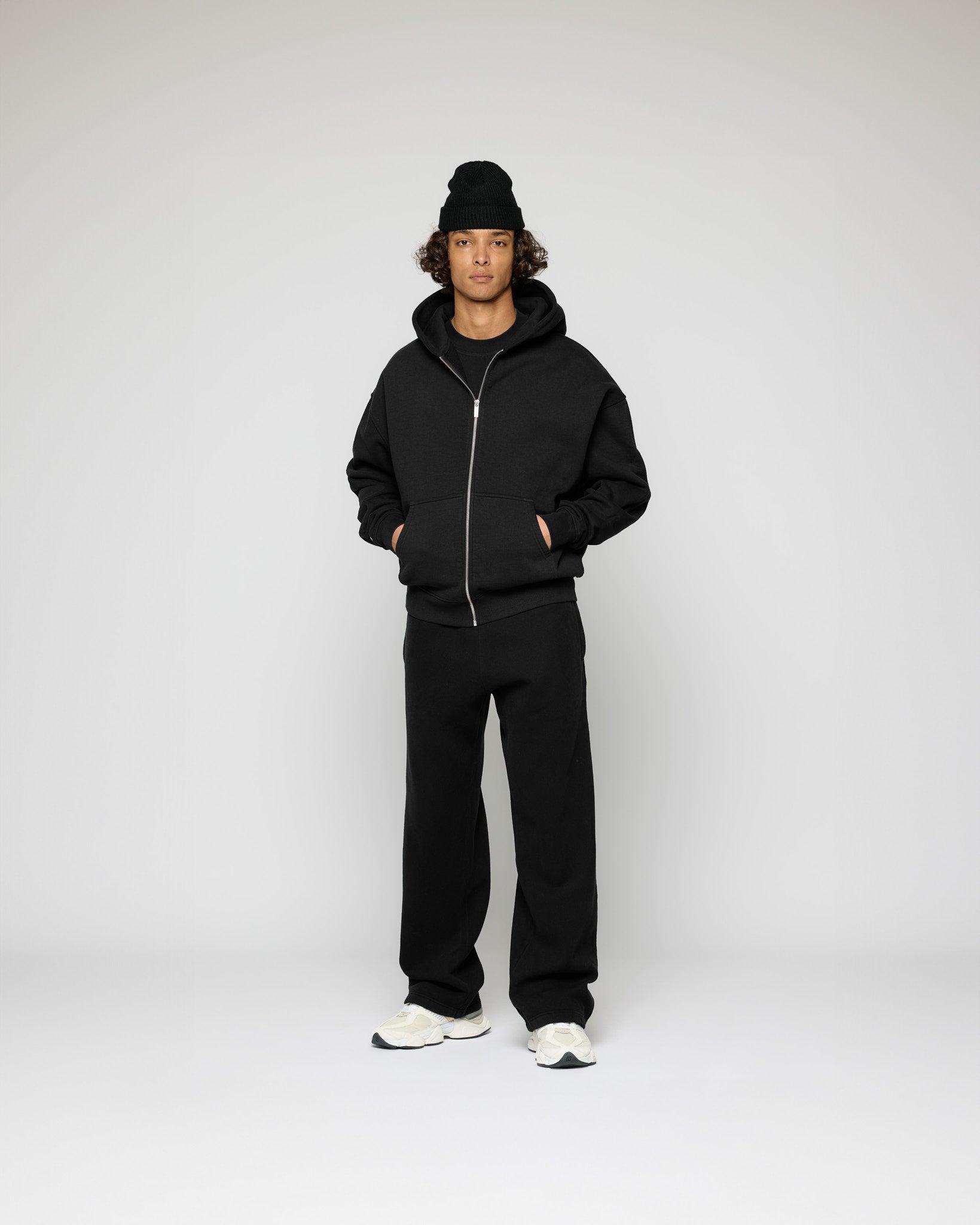 Signature Oversized Zip Hoodie