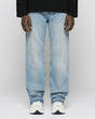 Open Hem Straight Denim