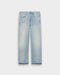 Open Hem Straight Denim