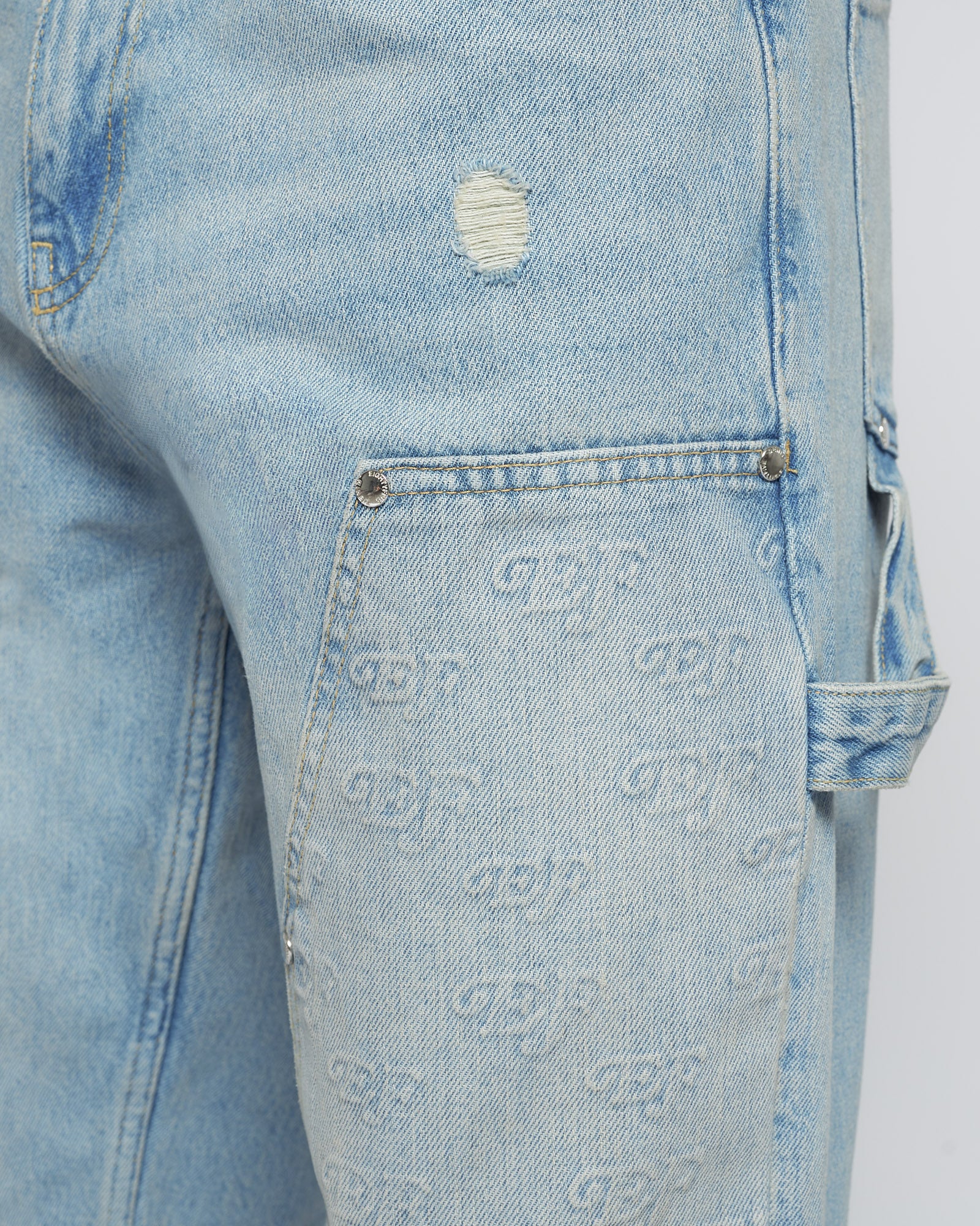 Embossed Carpenter Denim