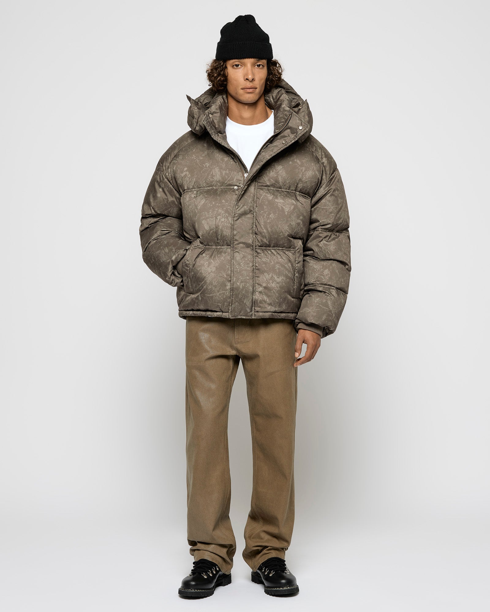 Nylon Down Puffer Jacket