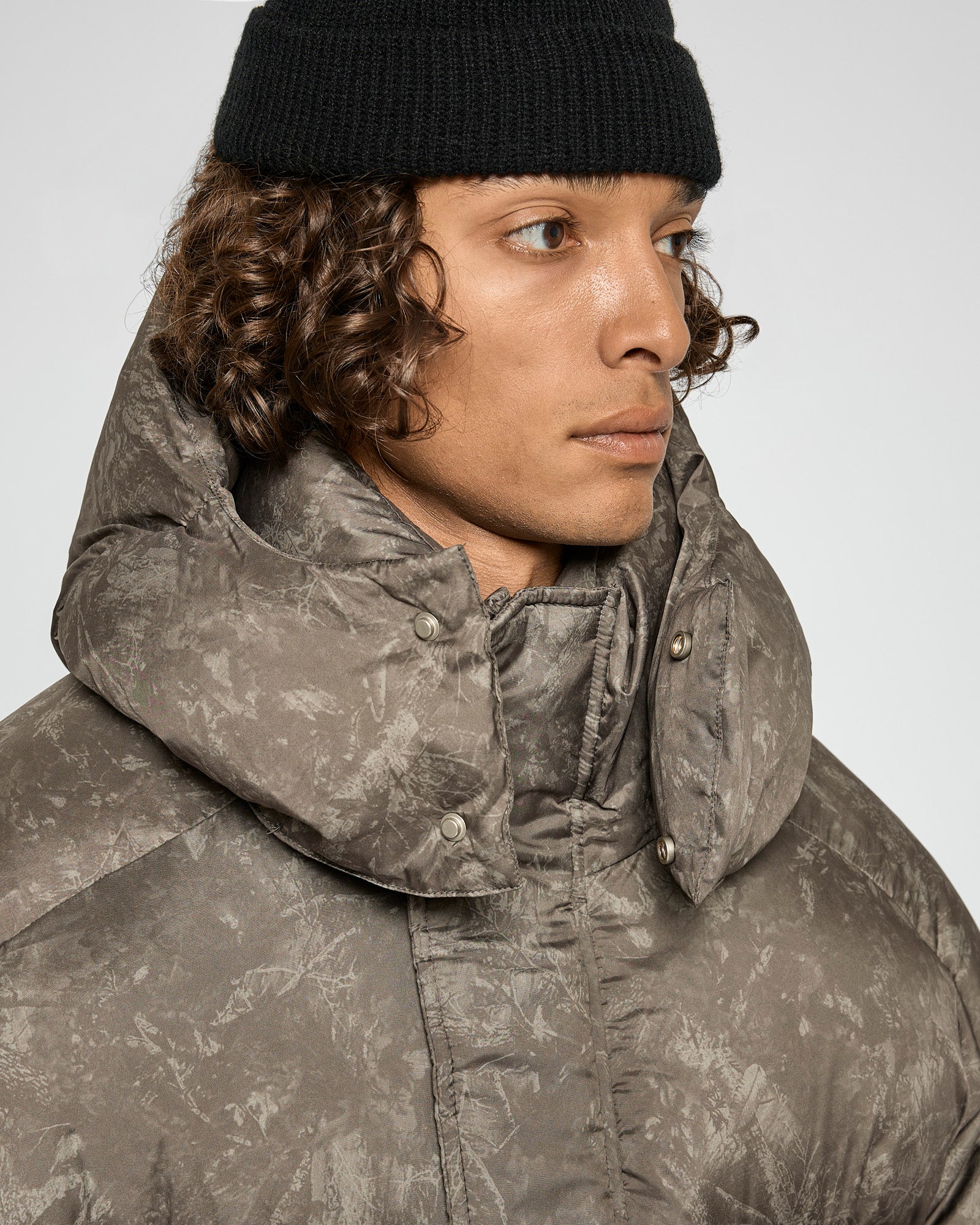 Nylon Down Puffer Jacket