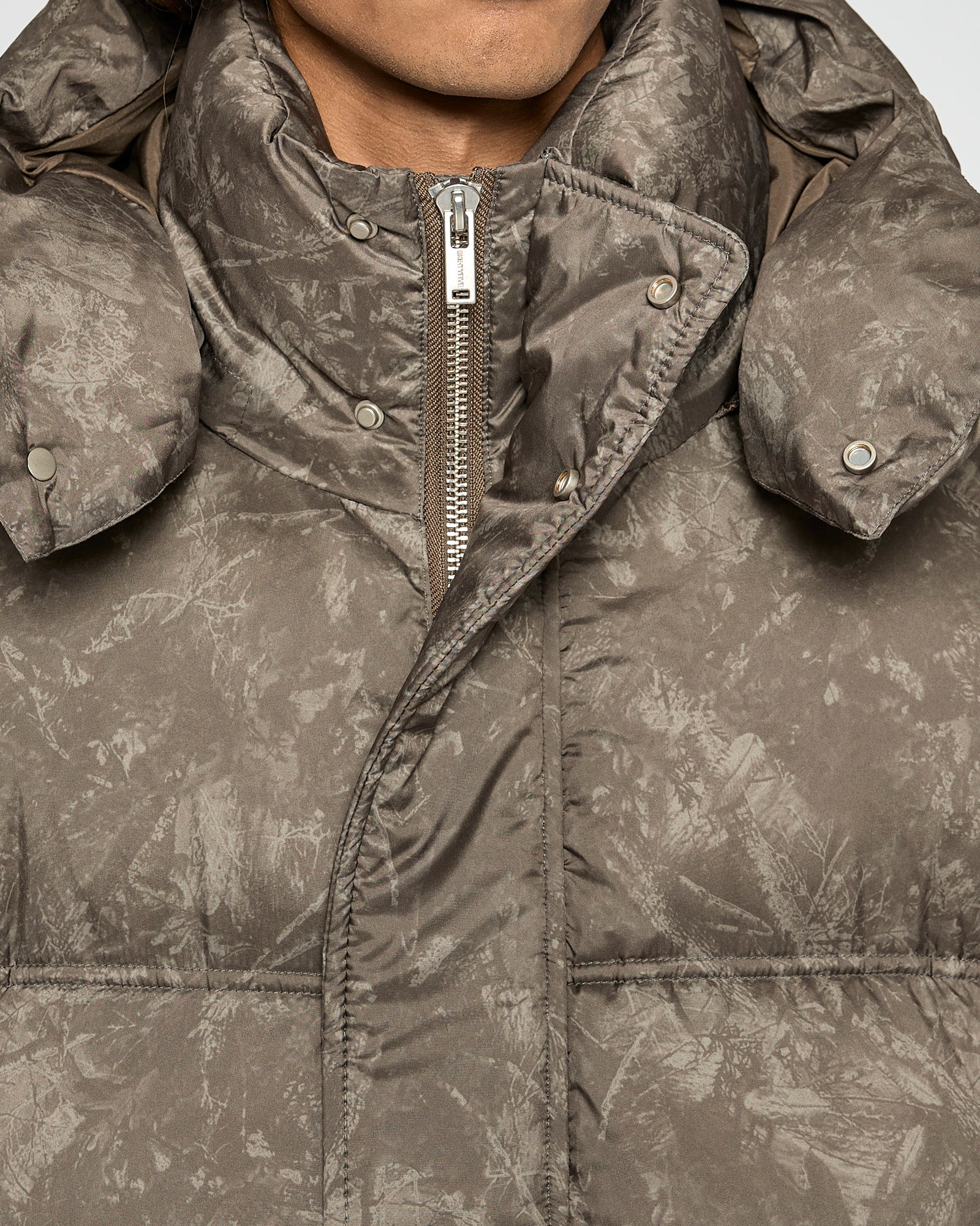 Nylon Down Puffer Jacket