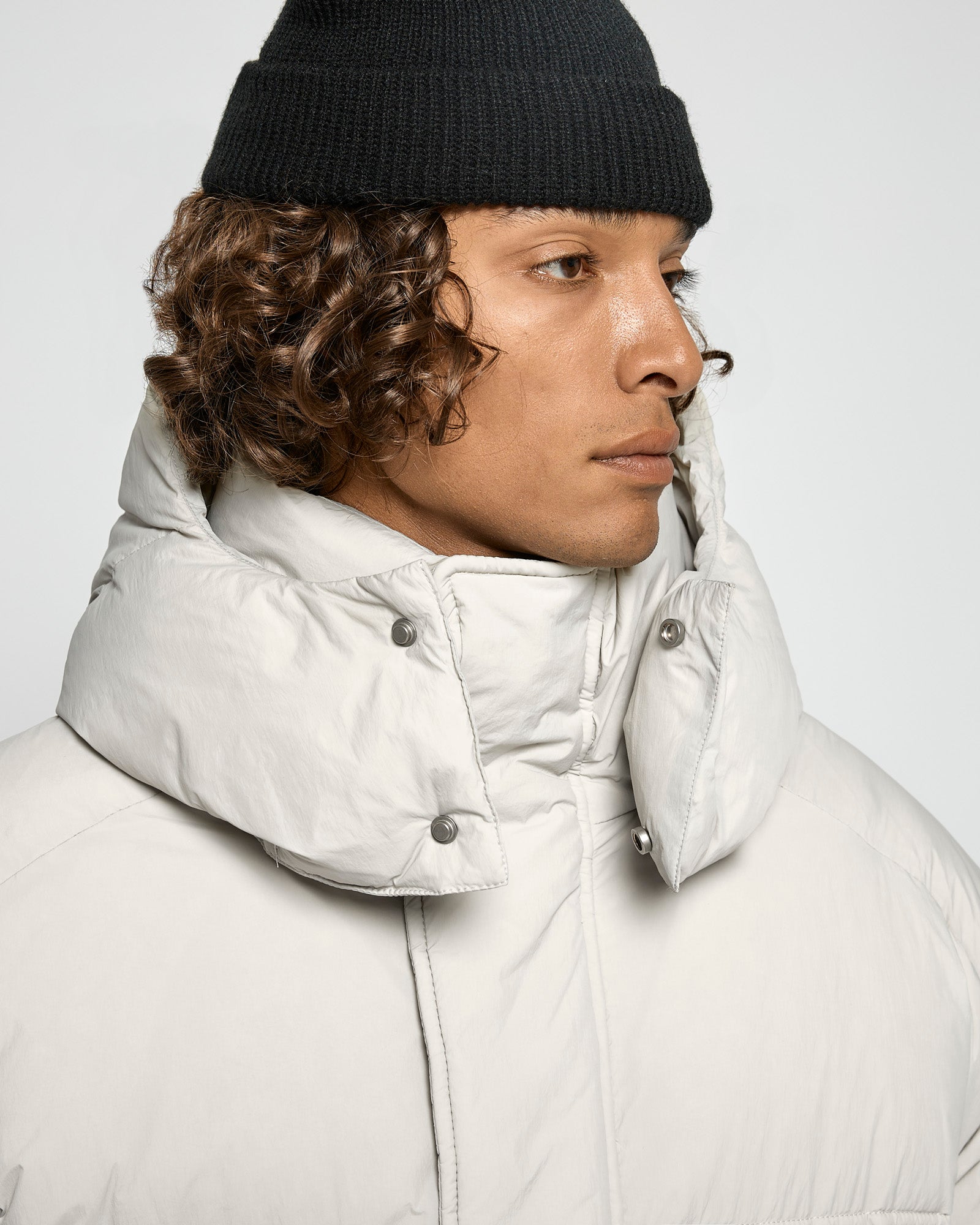 Nylon Down Puffer Jacket