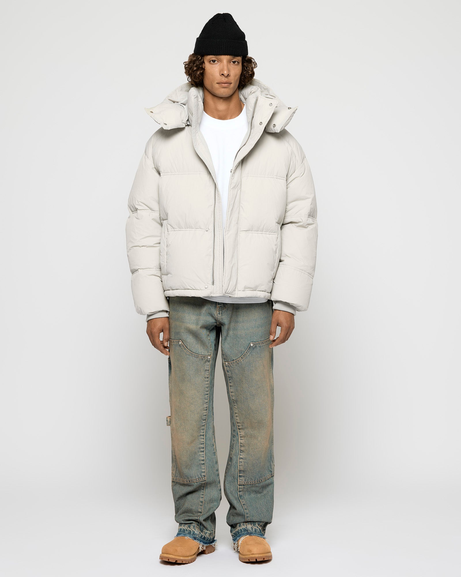 Nylon Down Puffer Jacket