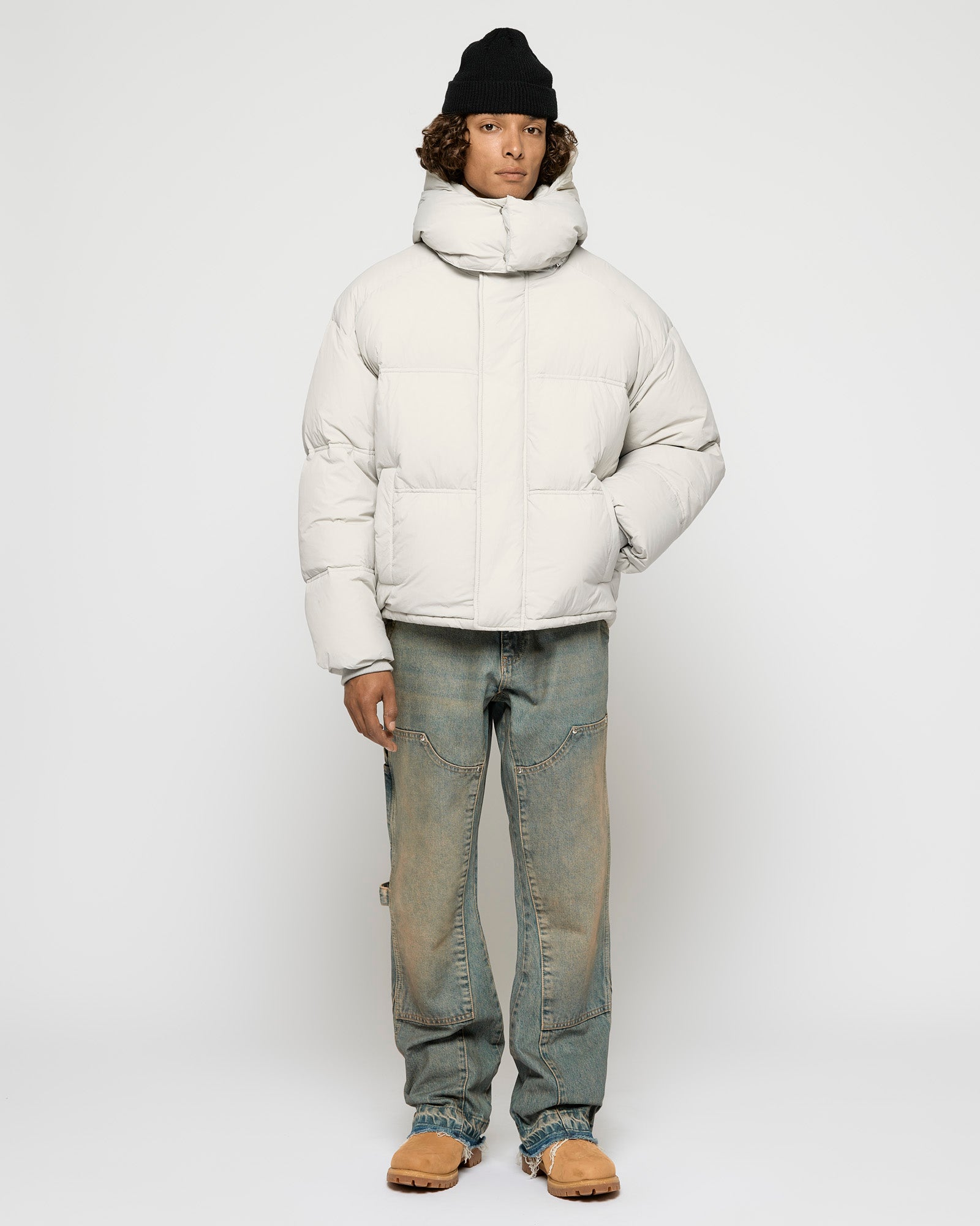 Nylon Down Puffer Jacket