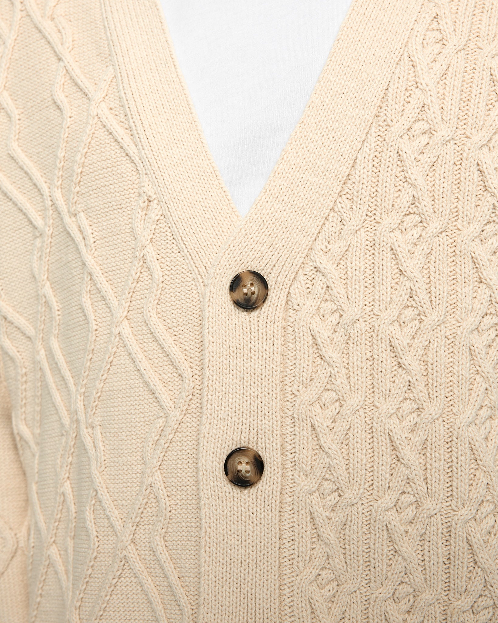 Wool Asymmetric Knitted Cardigan