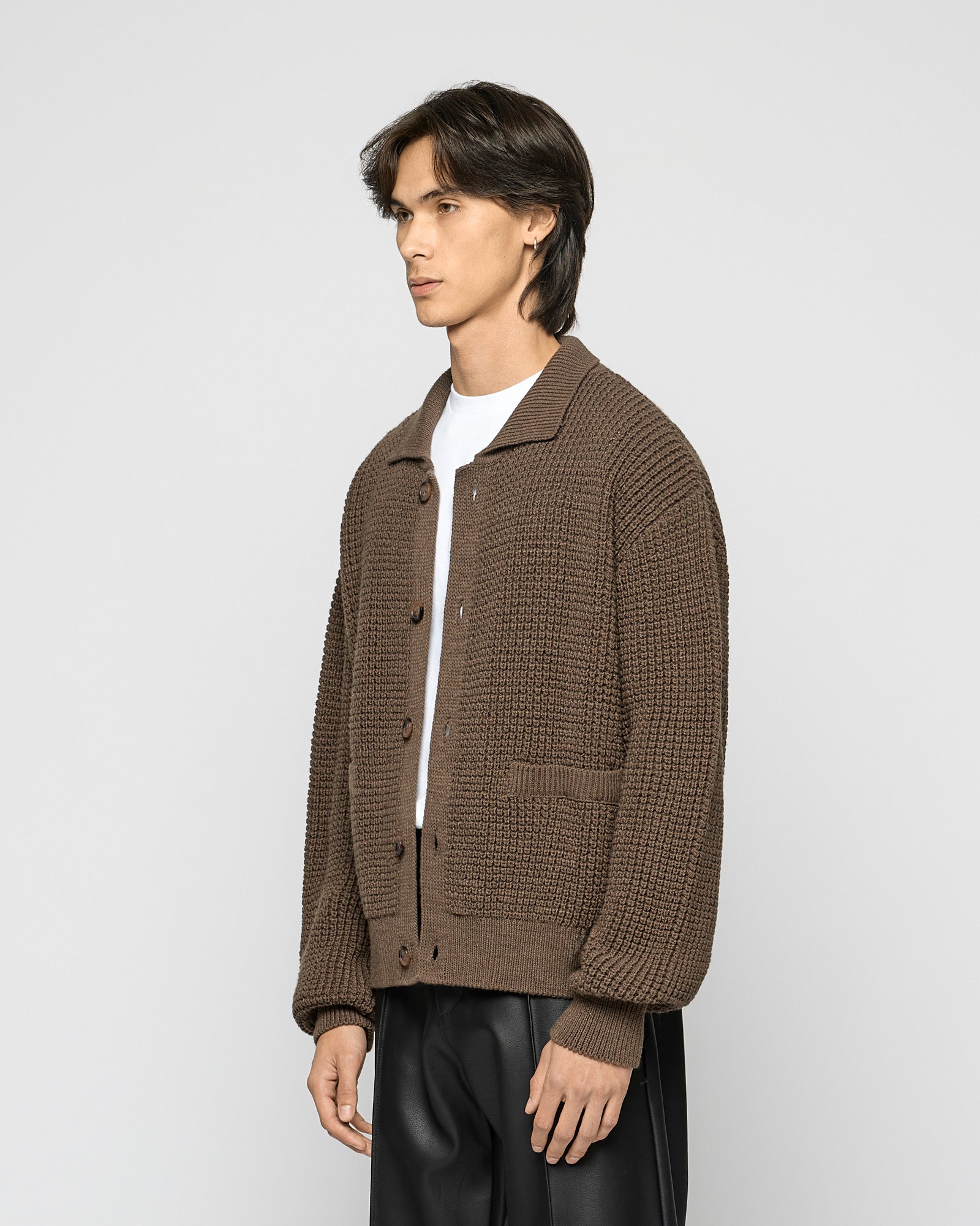 Knitted Wool Cardigan