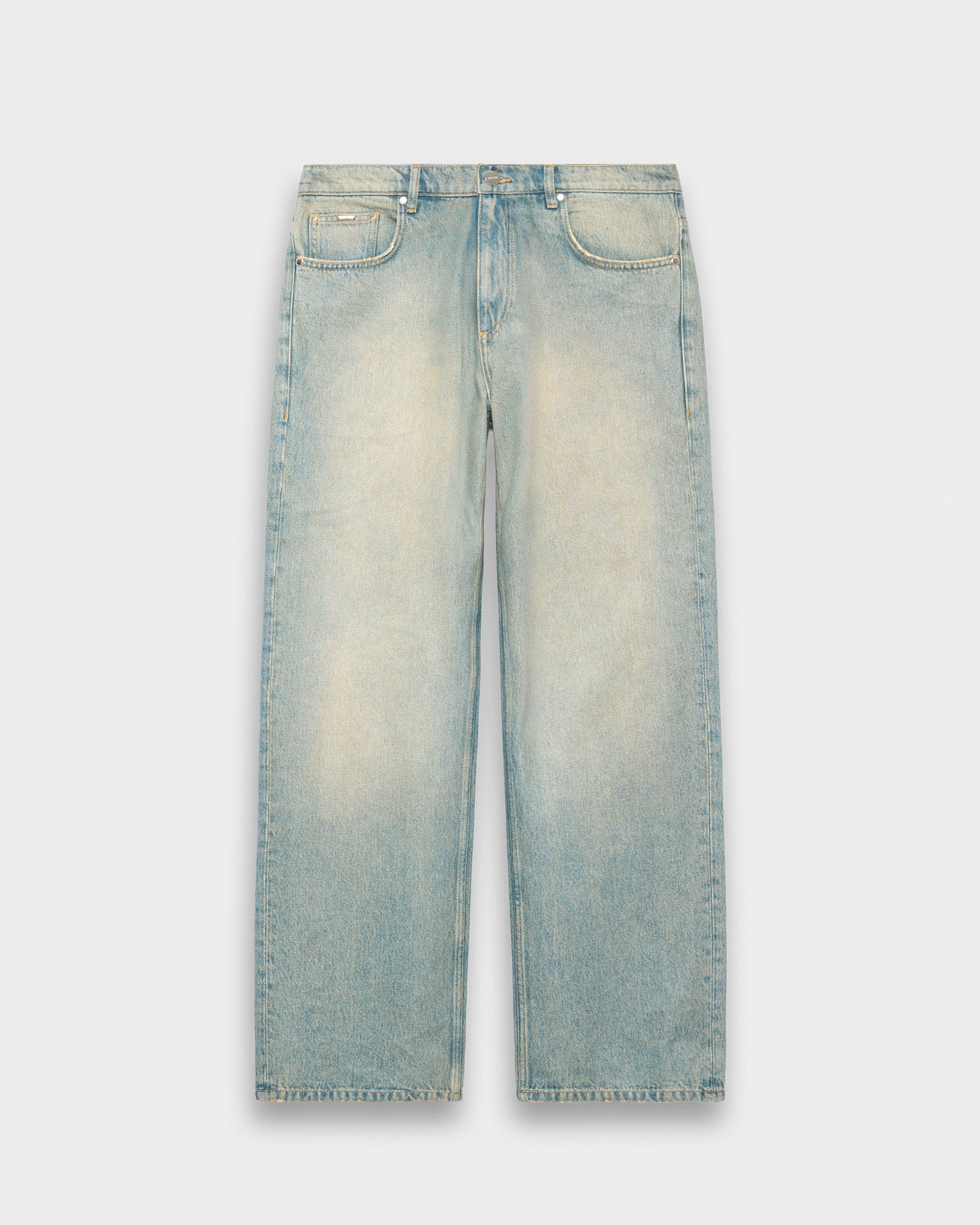 Coated Relaxed Denim