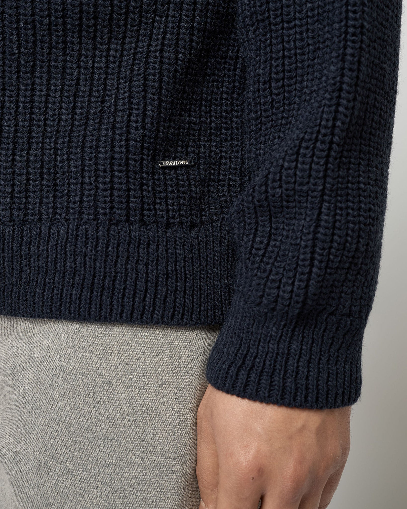 Knitted Polo Sweater