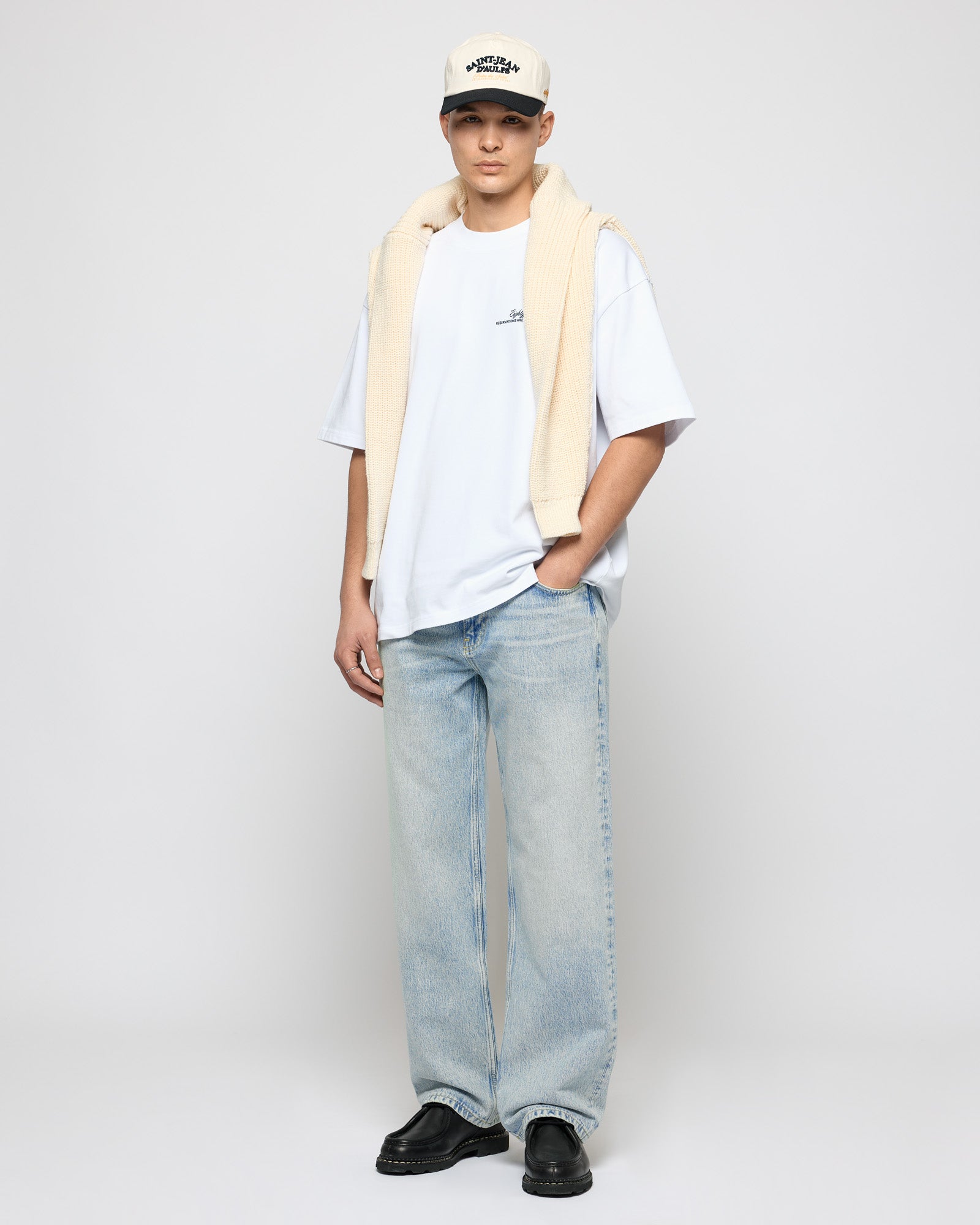 Cropped Straight Denim