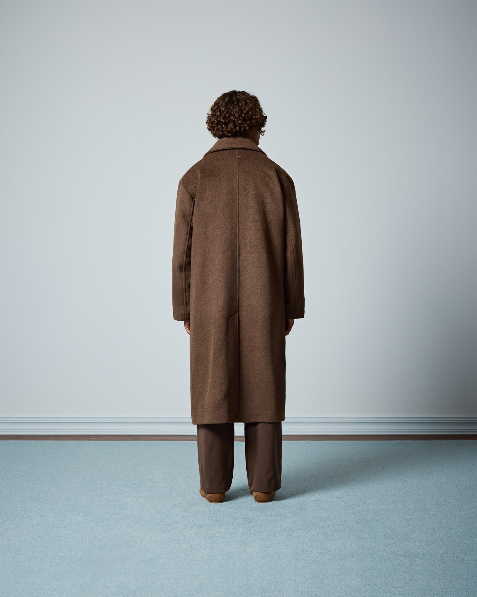 Double-Breasted Wool Coat