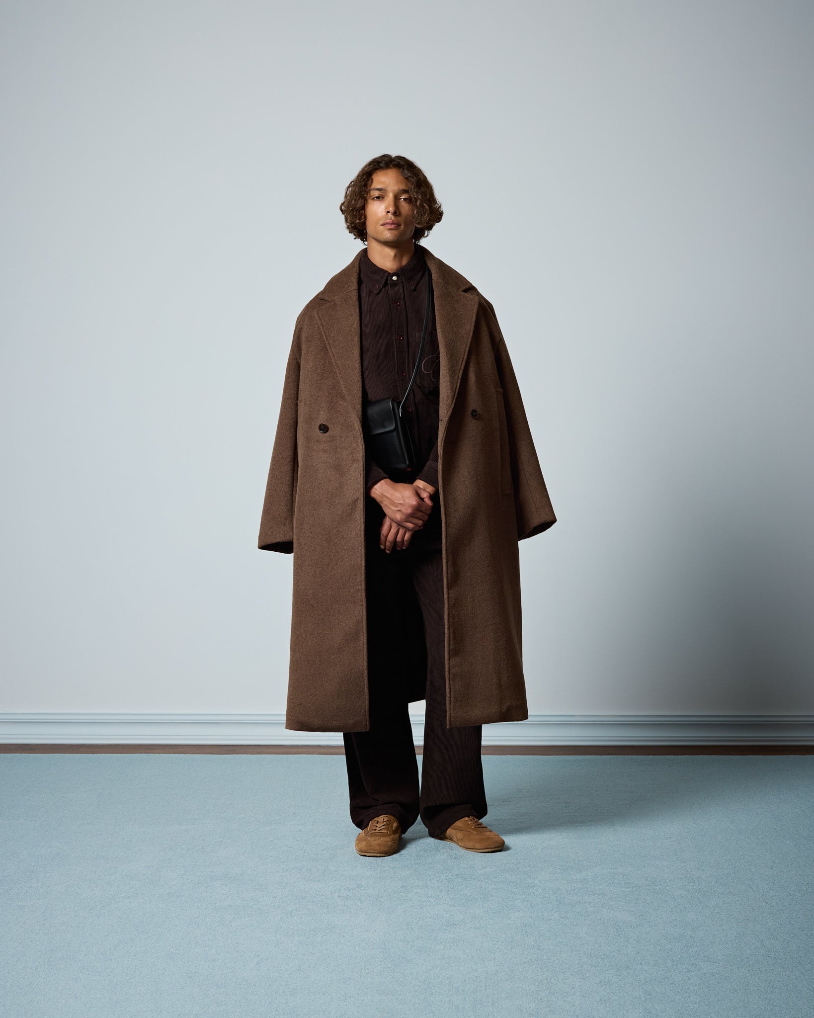 Washed Corduroy Button-Down Shirt