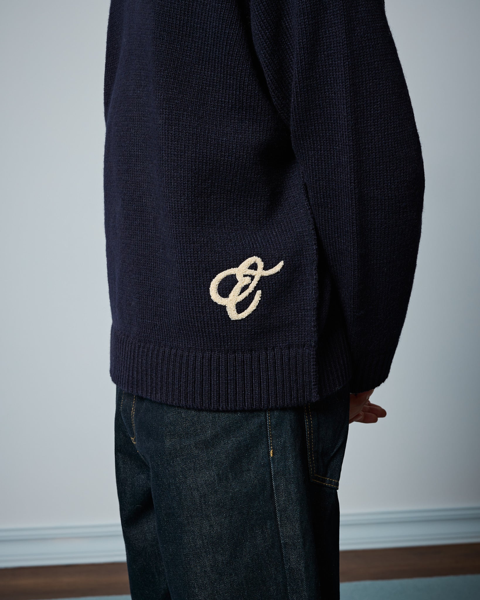 Wool Blend V-Neck Sweater