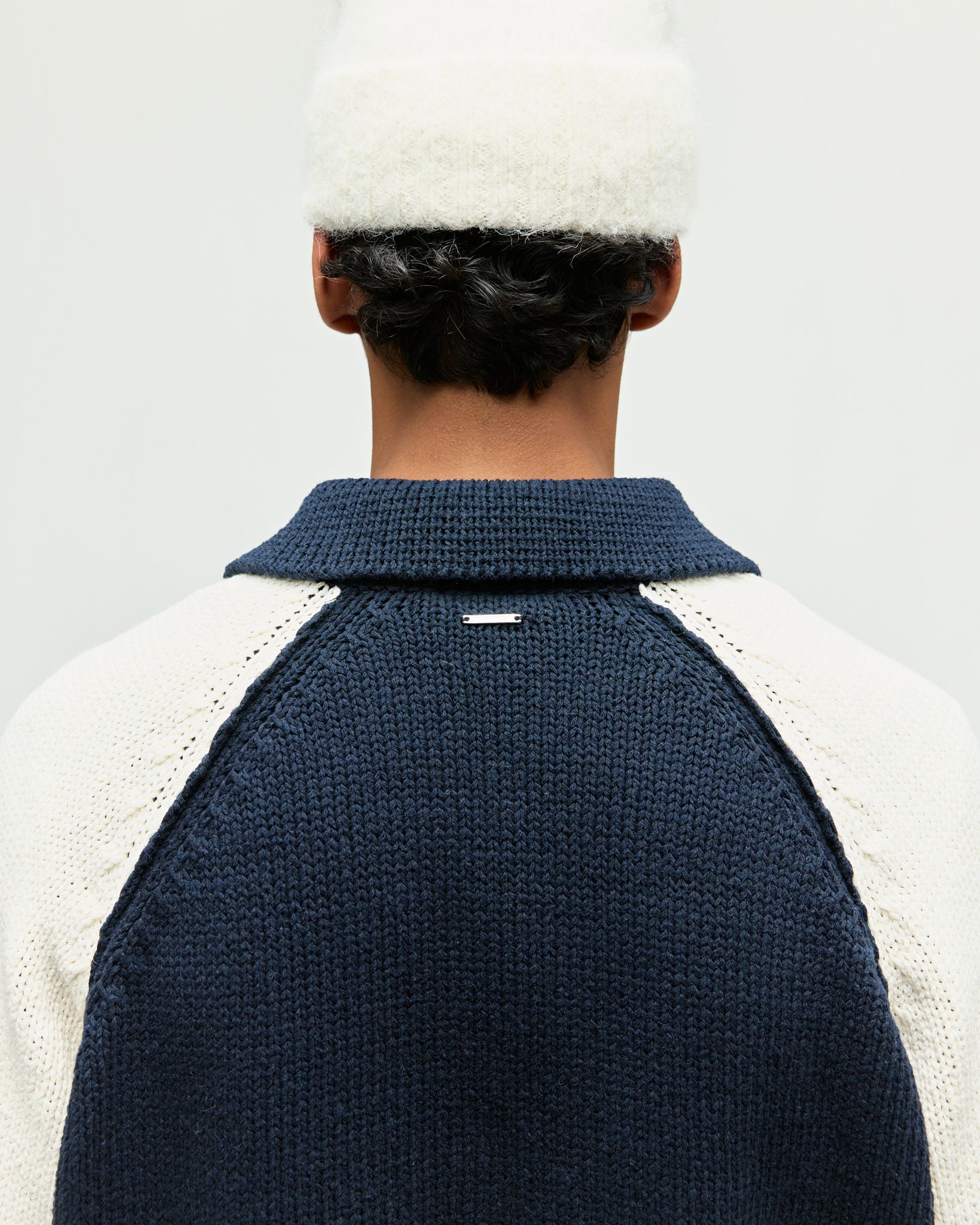 Cable Knit Trainer Jacket