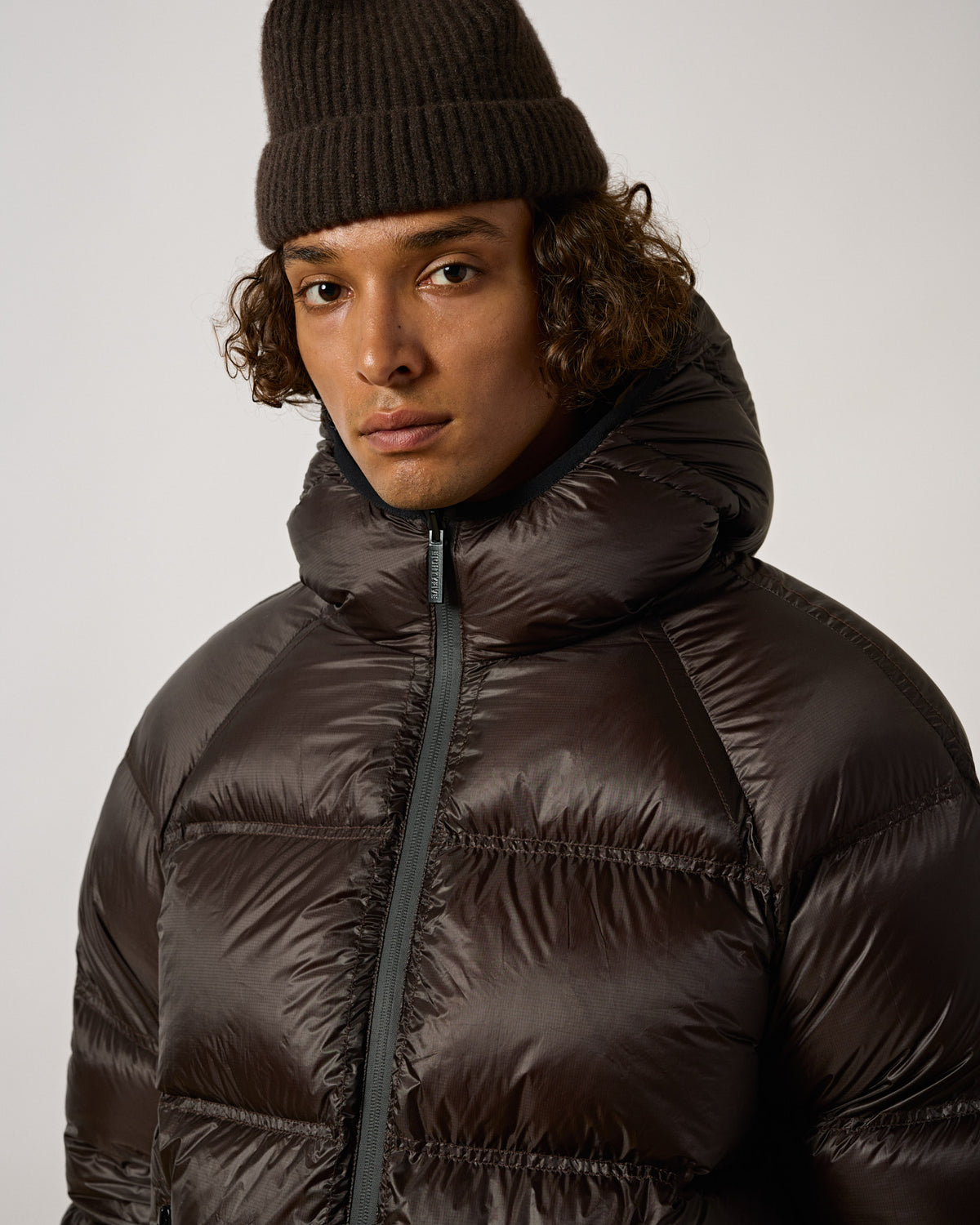 Translucent Reversible Down Puffer Jacket