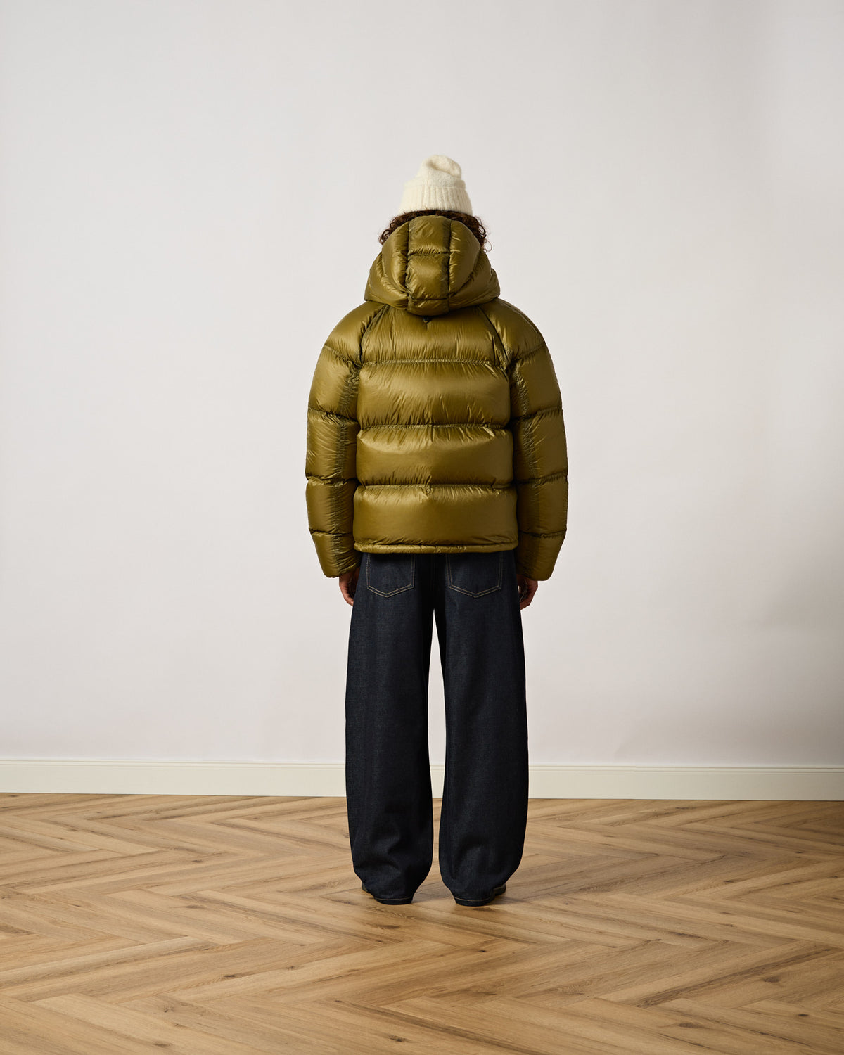 Translucent Reversible Down Puffer Jacket