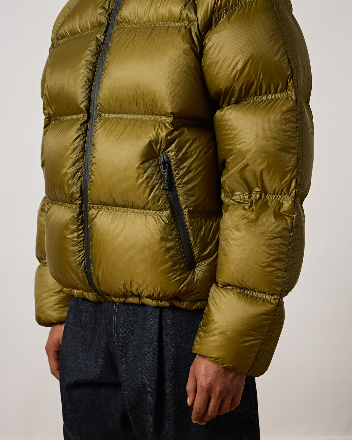 Translucent Reversible Down Puffer Jacket
