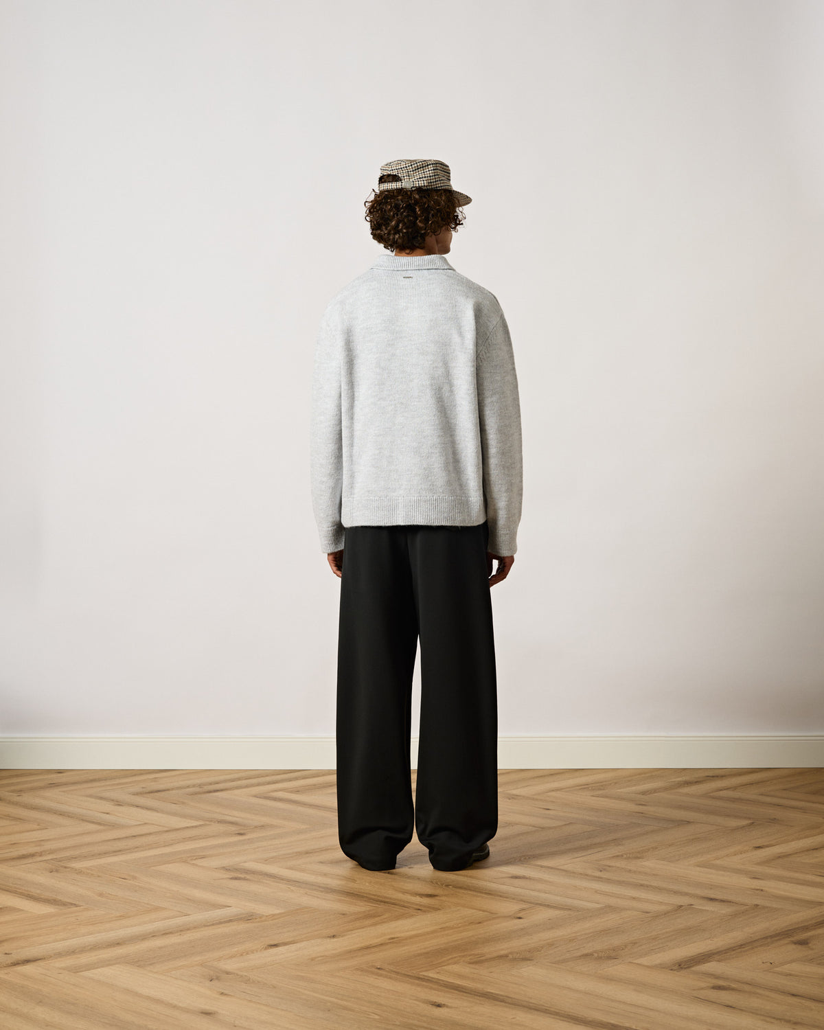 Knit Polo Sweater