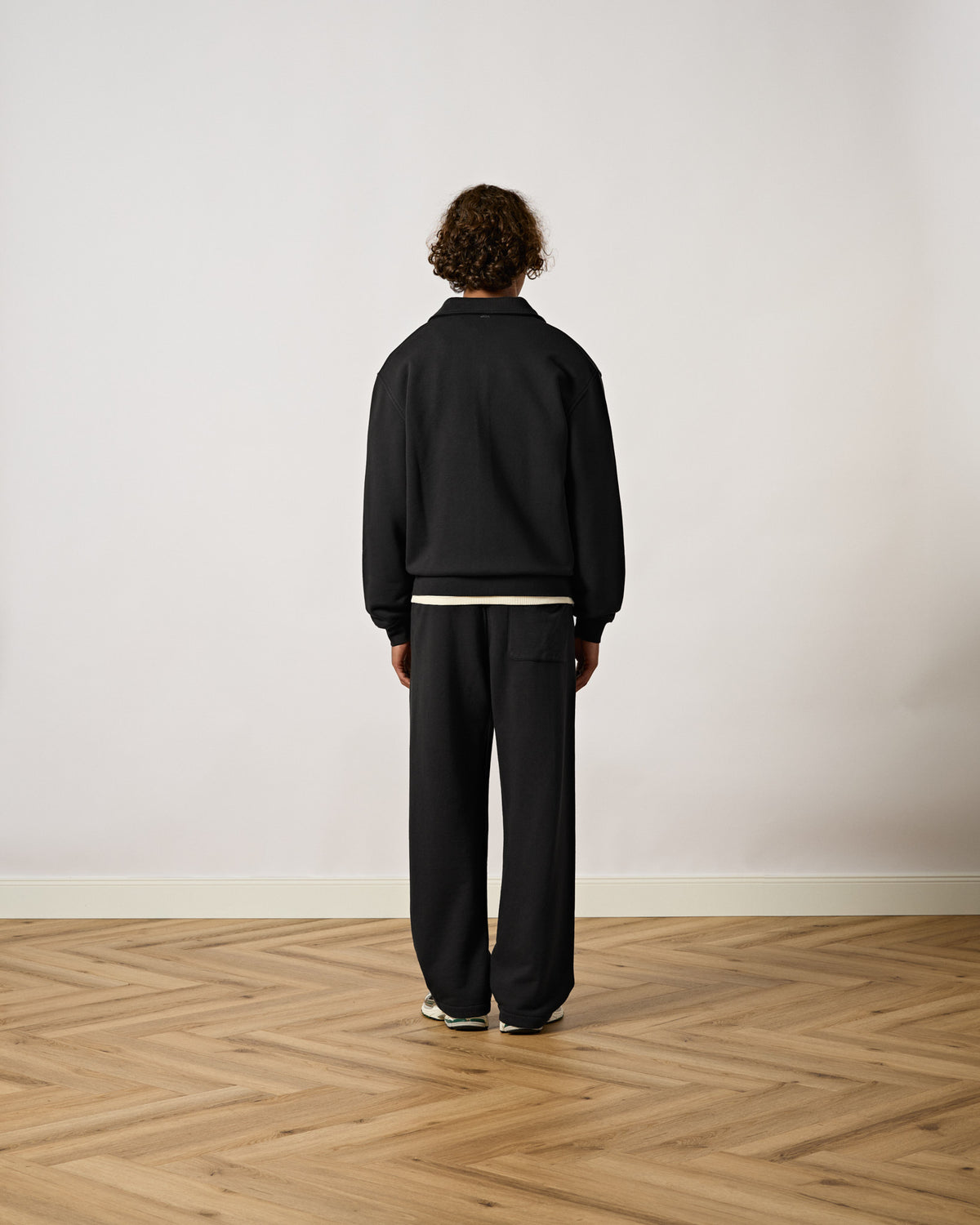 Sweat Jacket with Kent Collar