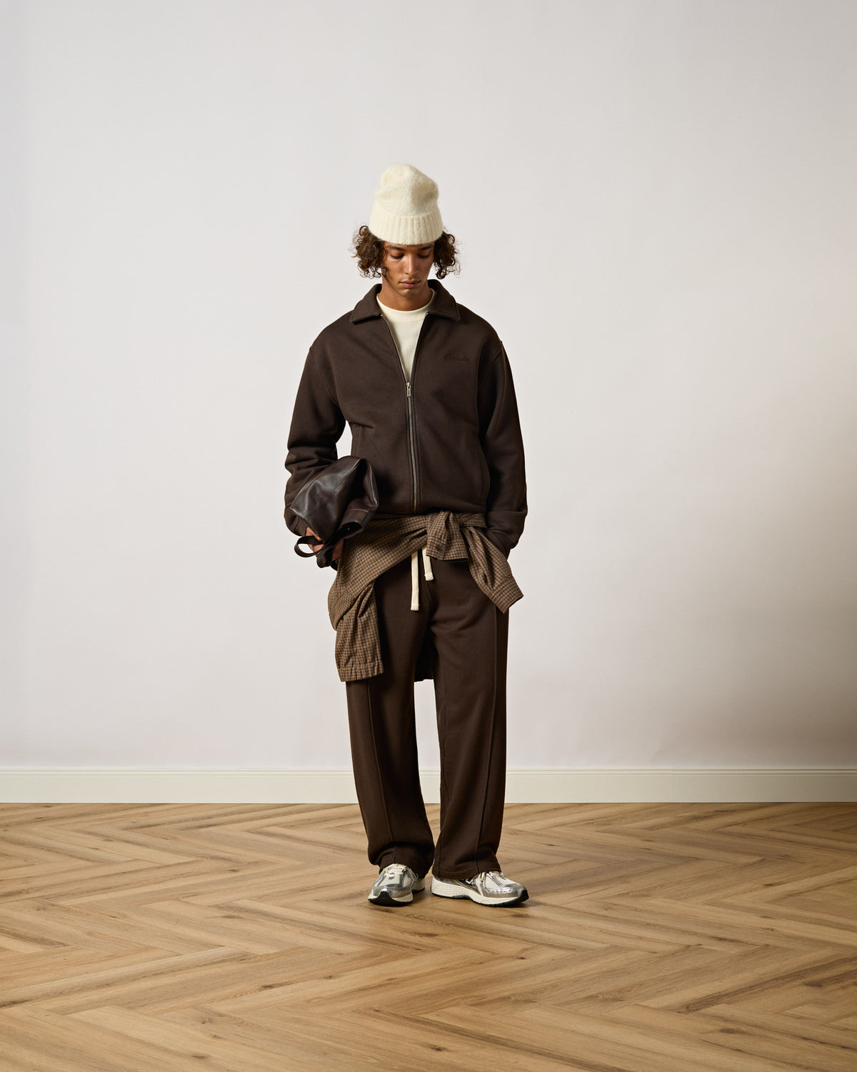 Wide Sweatpants with Seams