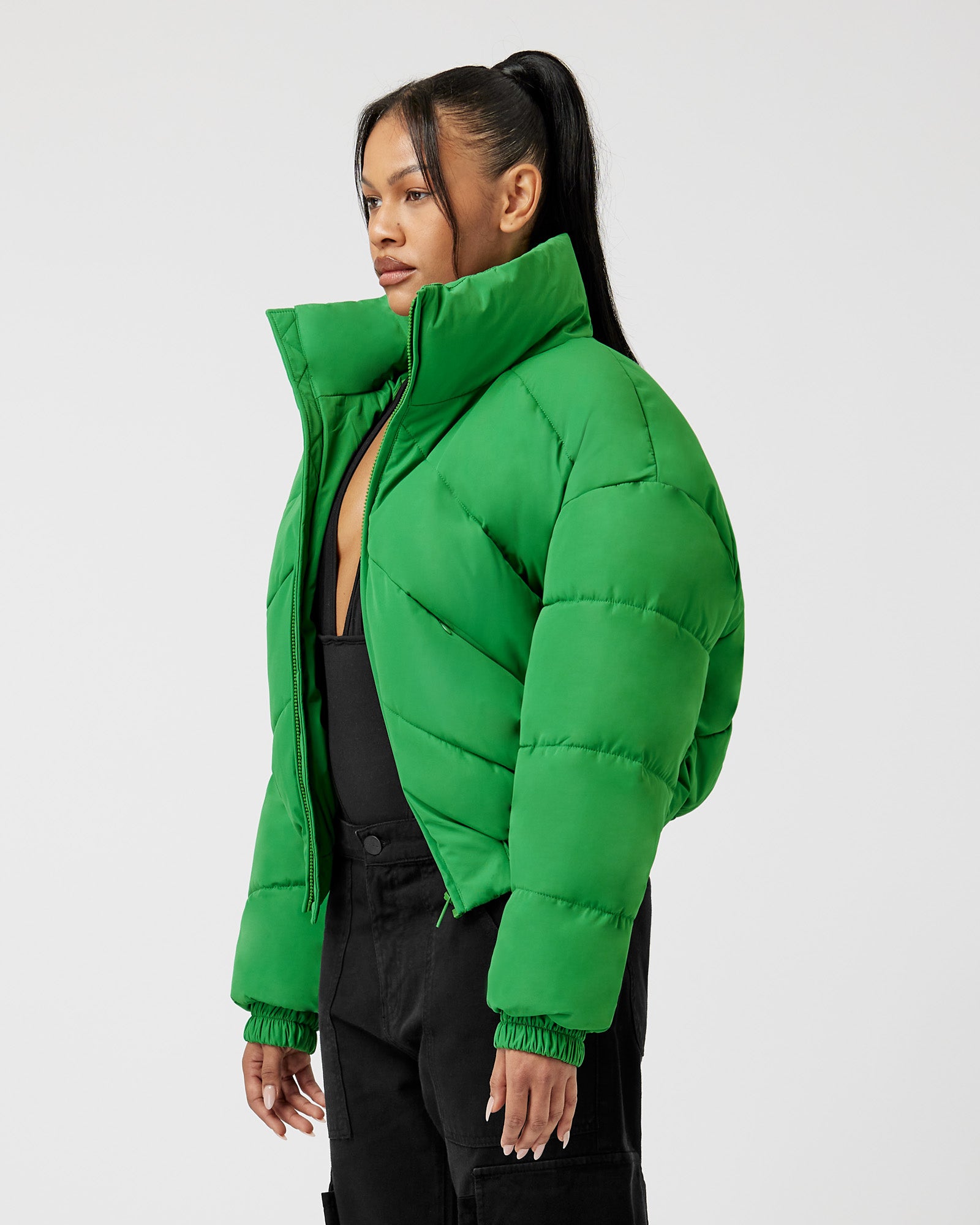 Cropped Puffer Jacket