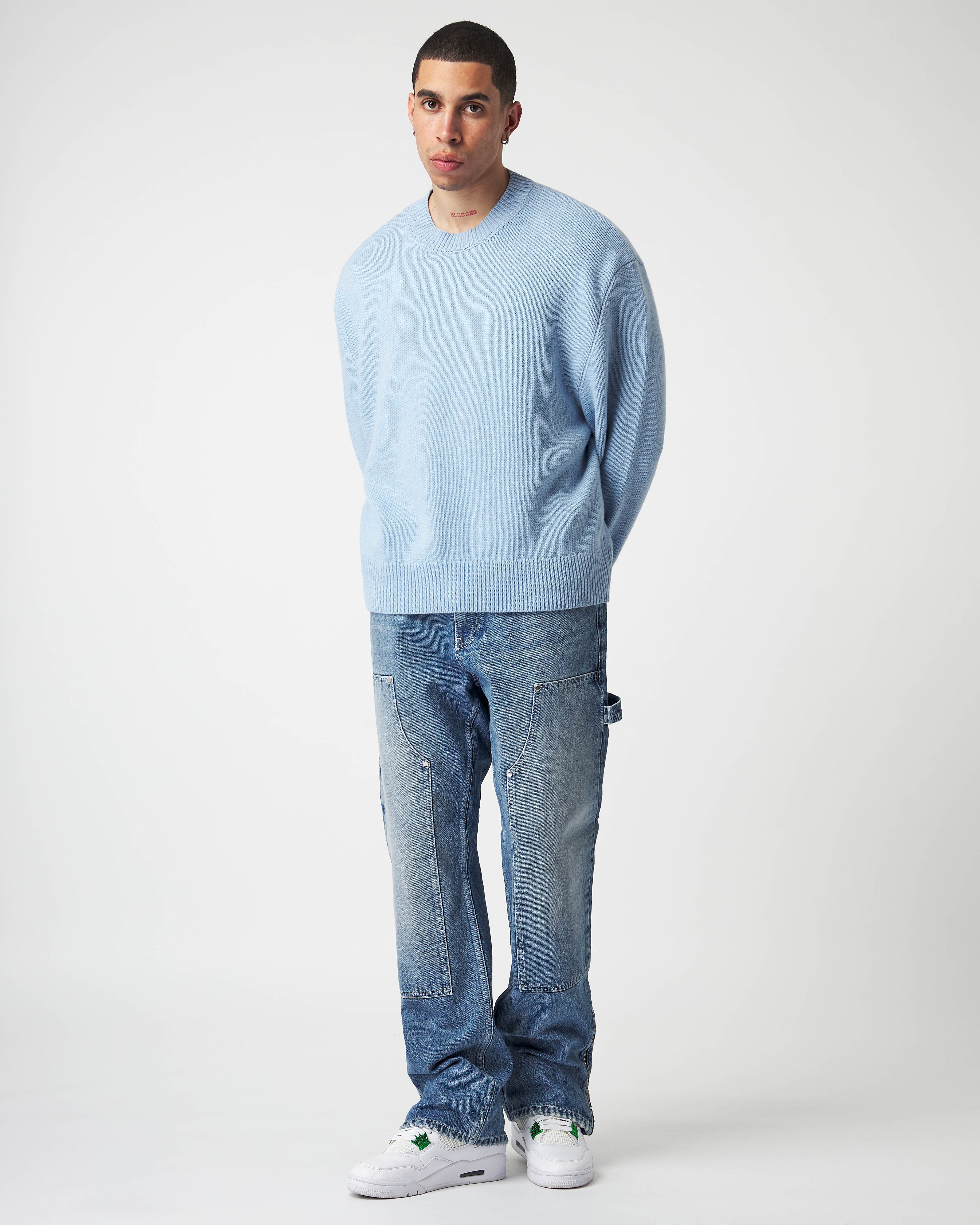 Babyblue Knit Sweater