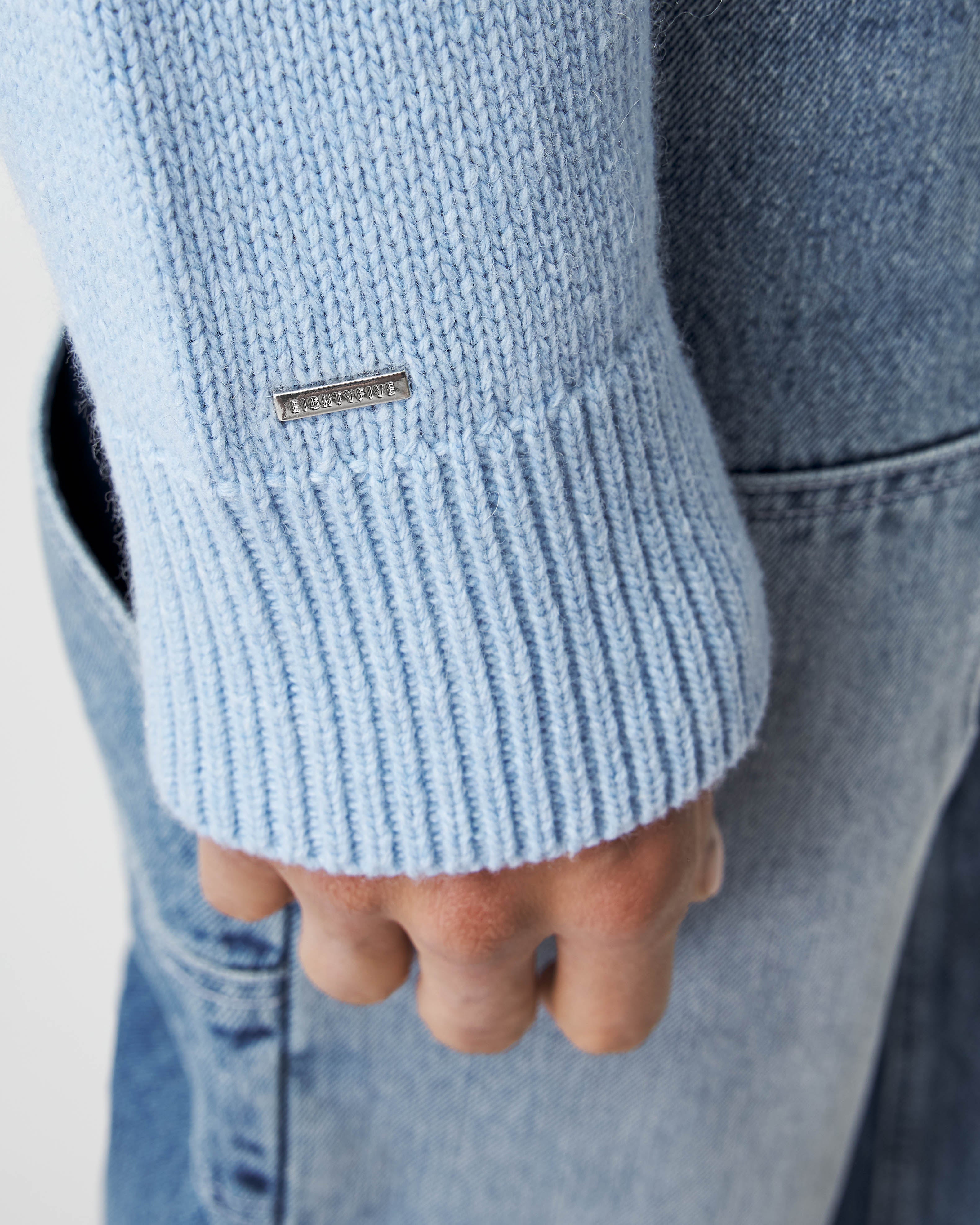 Babyblue Knit Sweater