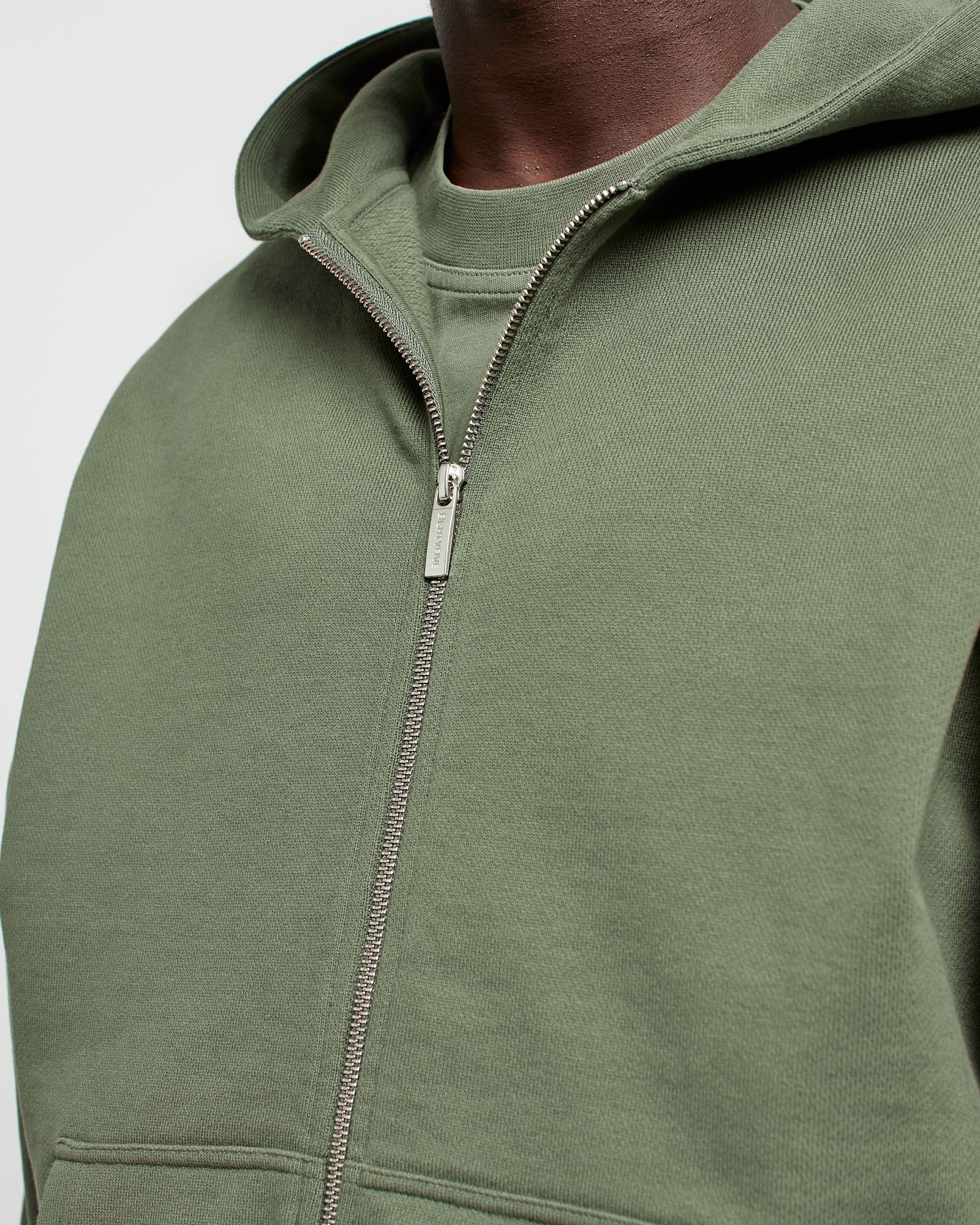 Heavy Oversized Zip Hoodie